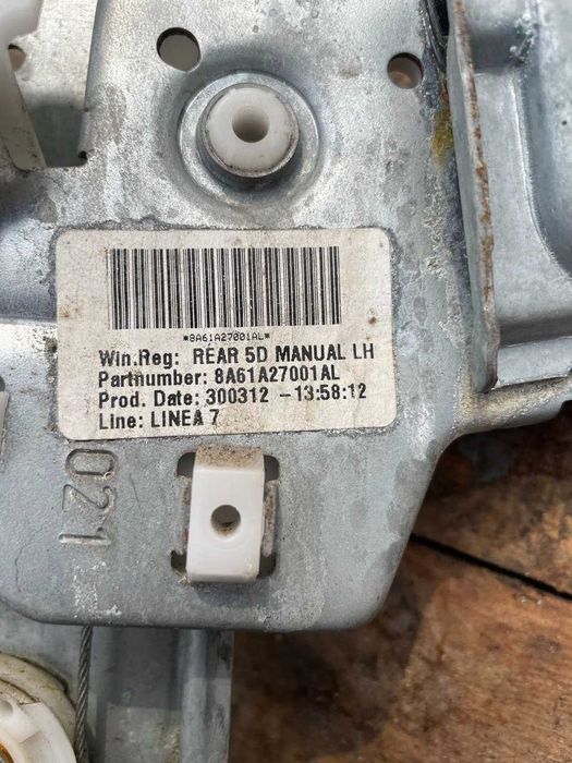 Механізм склопідіймача Ford Fiesta 8A61A27001alAL  ЗД.ЛВ.