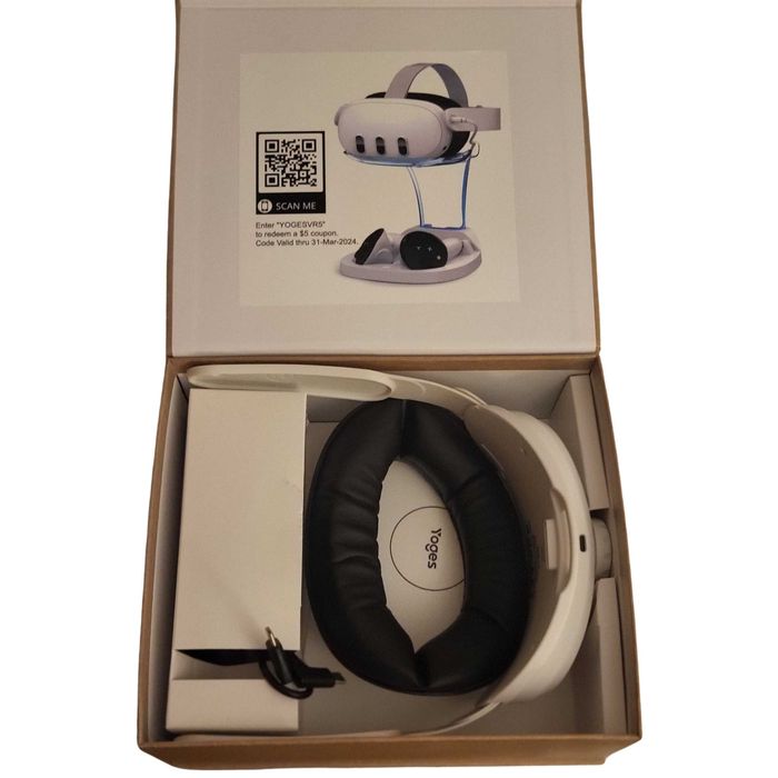 Pasek z Baterią do Meta Quest 3 YOGES Head Strap Q12