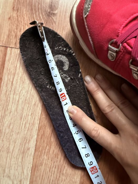 Różowe botki zimowe Reima Quicker 29 wysokie