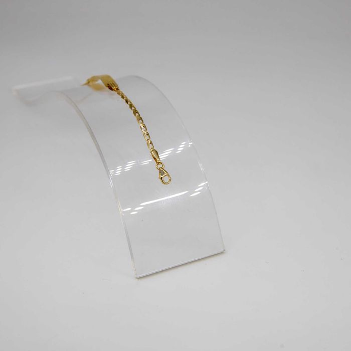 Złota bransoletka 585 2,05gram 14cm GRAWER dziecięca Nowa PEŁNA