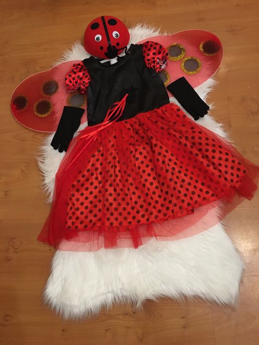 Vestido a Joaninha de Carnaval