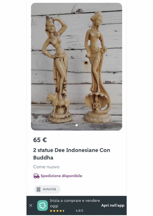 Dwie figurki boginie