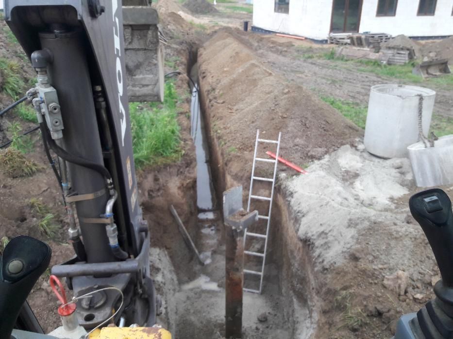 Usługi Koparko-ładowarką , Młot ,Mini Koparka 2.5 t