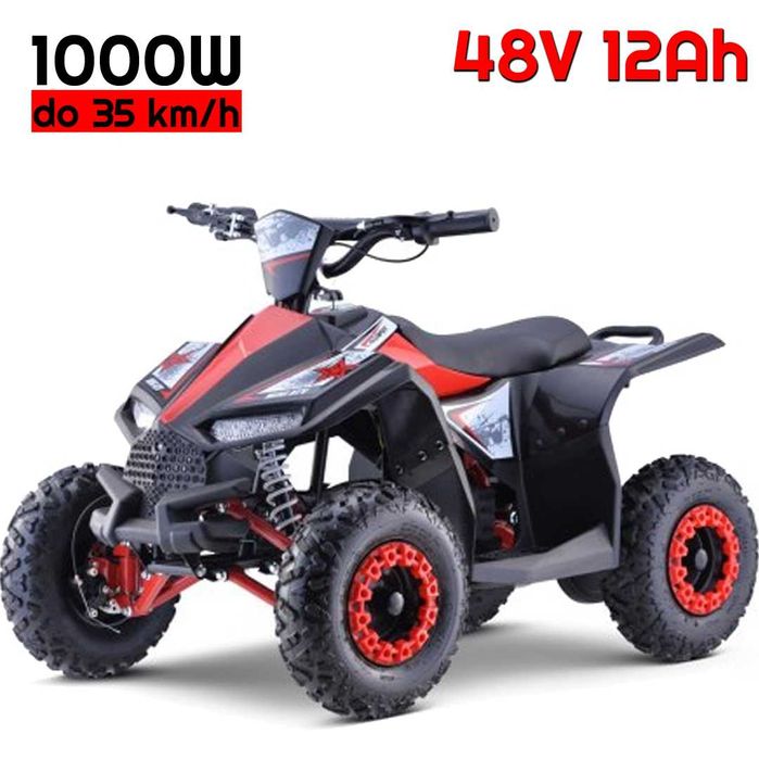 DUŻY QUAD ELEKTRYCZNY DLA DZIECI 48V 25km/h highper atv solidna rama
