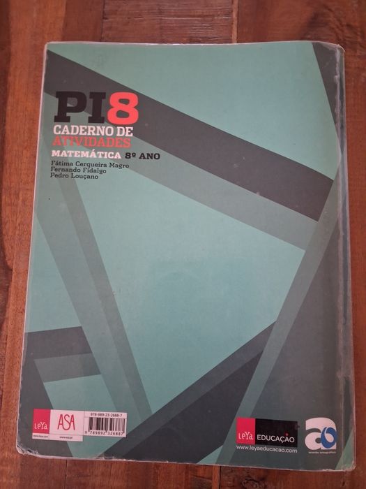 Caderno de atividades de Matemática 8°