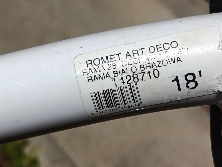 Rower Romet Art Deco damka koła  28 cali.