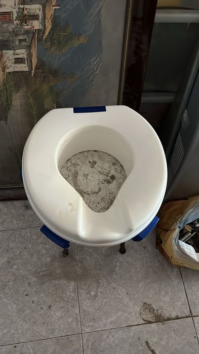 Cadeira sanitária + andarilhos