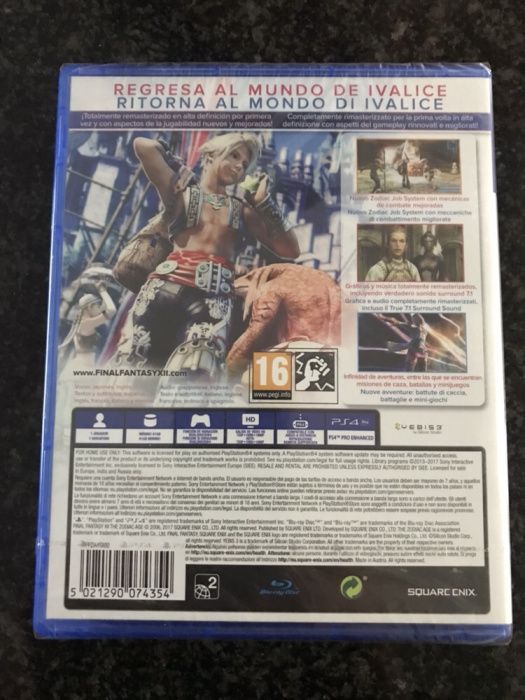 Final Fantasy XII Zodiac Age ps4