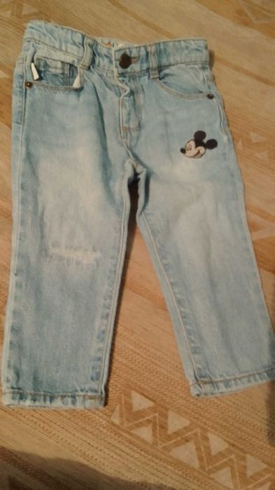 Spodnie jeansowe Zara rozmiar 80 regulacja paska