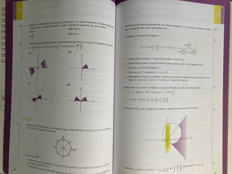 Testes Matemática A (12º ano)