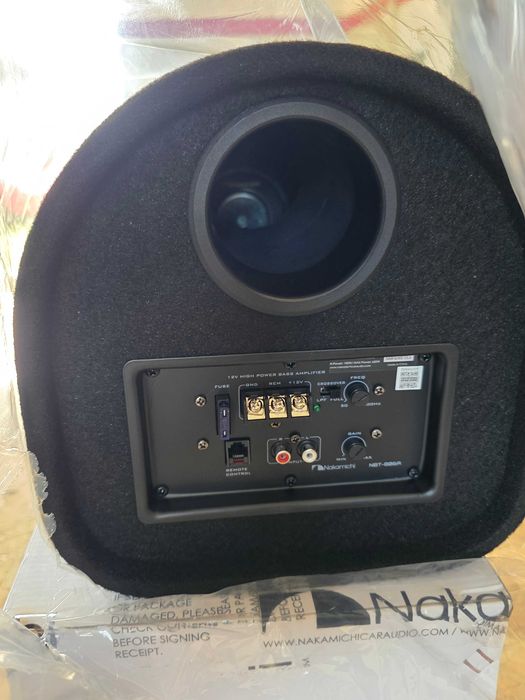 Subwoofer Tuba  Nakamichi 20 cm aktywny Nowy komplet