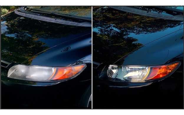 Kit conjunto para polir acrílico de óticas, farol, restaurar o brilho