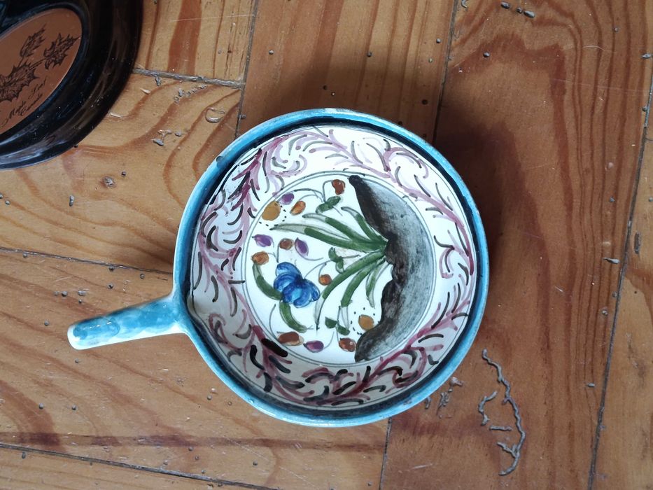 Peças ceramica artesanais pintadas a mao caneca cerveja sidra Canada