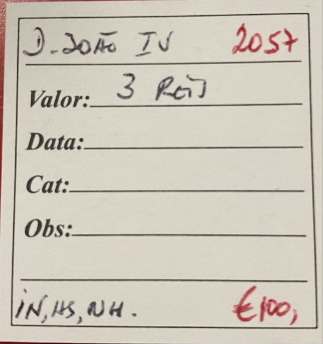 Moeda (2057) D. Joao IV - 3 Reis