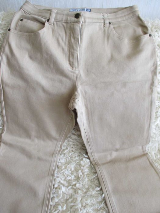 Spodnie m-ki  OUTDOOR John Baner w jasnym kolorze kawowym rozm. L