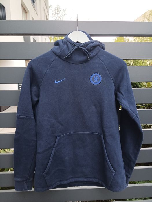 Nike Wmns Chelsea Fleece Hoodie – Obsidian/Rush Blue bluza z kapturem