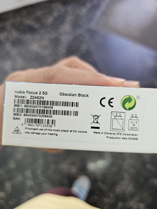 Zte nubia focus 2..256/8+12GB64284261105411121