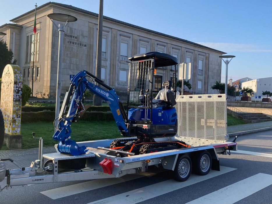 Atrelado para Máquina Giratória - Reboque para Máquina Bobcat - Traillers para escavadora