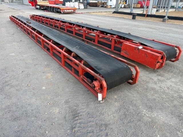 PRZENOŚNIK TRANSPORTOWY taśmociąg do kopalni kruszywa 12.8mb szeroka taśma 650 mm