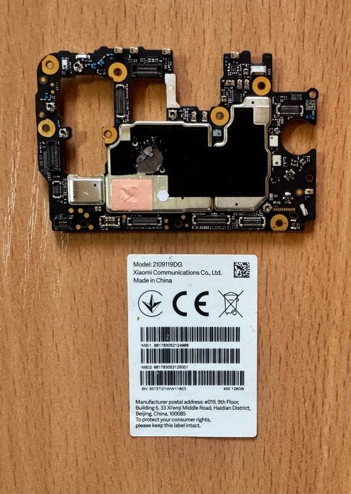 Материнская плата Xiaomi Mi 11 Lite 5G NE 6/128GB