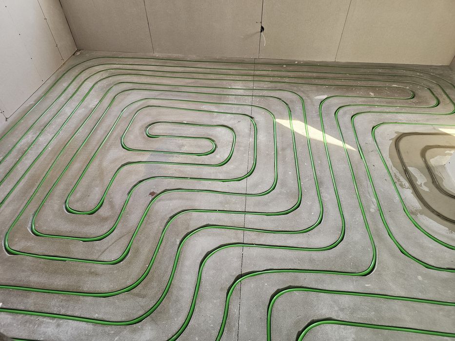 Ogrzewanie podłogowe frezowane frezowanie wylewki ogrzewanie podłogowe