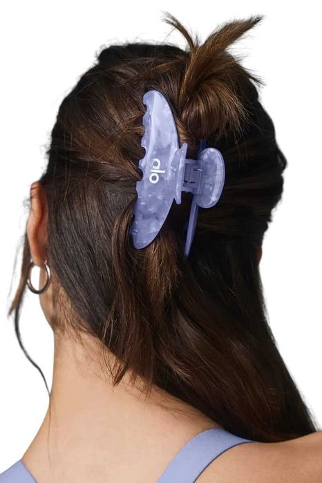 Затискач для волосся Alo Yoga 90's Claw Clip Euphoric Purple Marble