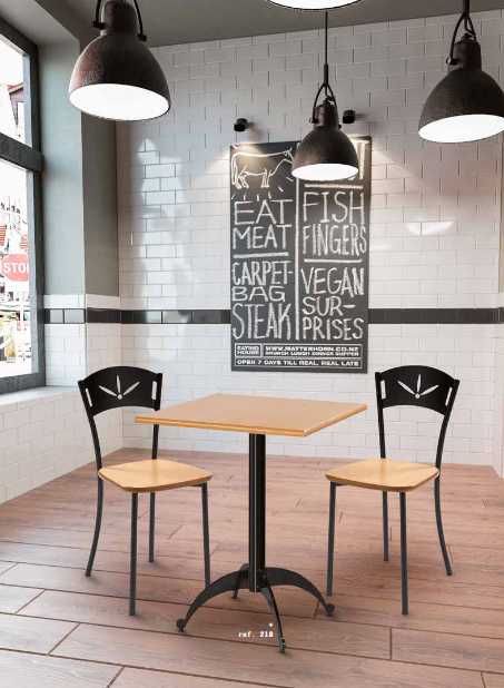 mobiliario cafés e restaurantes