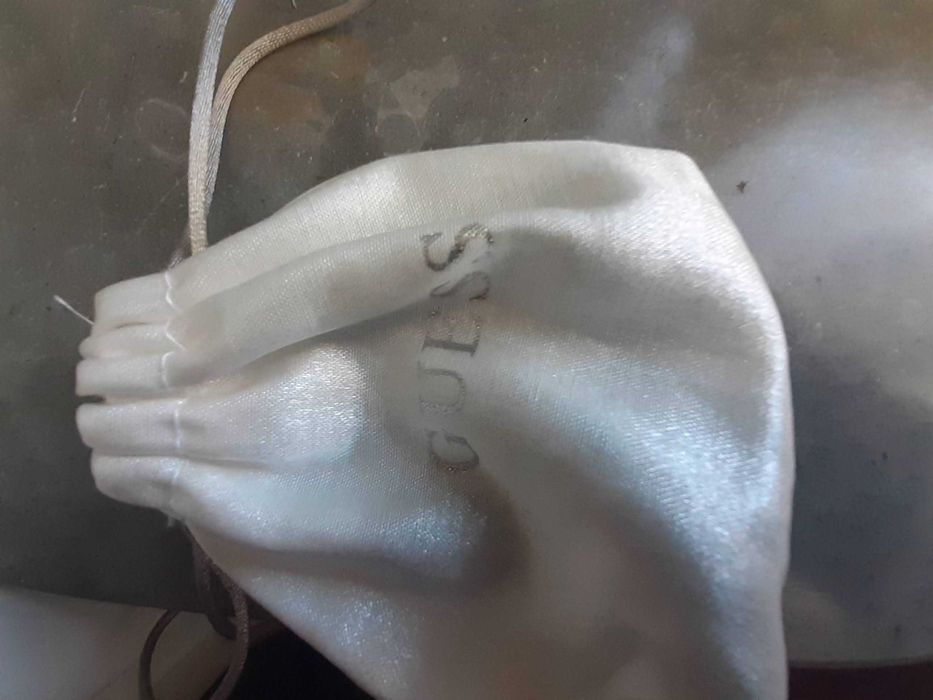 Anel aço original GUESS, estado novo