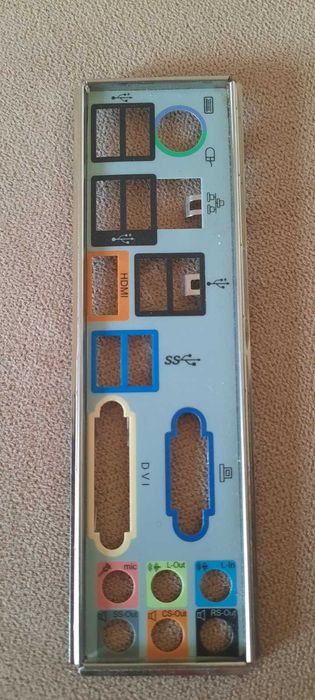 Заглушка задняя планка для материнской платы MSI z77 G530