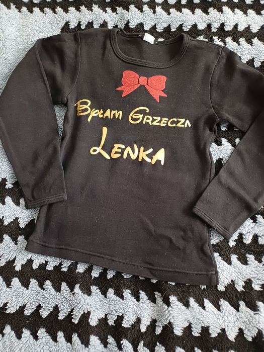 Bluzeczka dla Lenki świąteczna