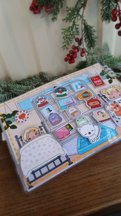 Зима в Тока Бока Частина 3 альбом гра на липучках