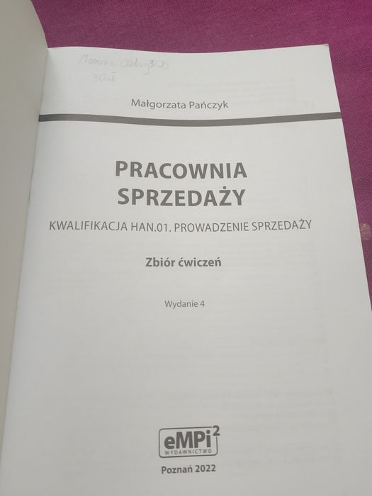 Książka Pracownia sprzedaży