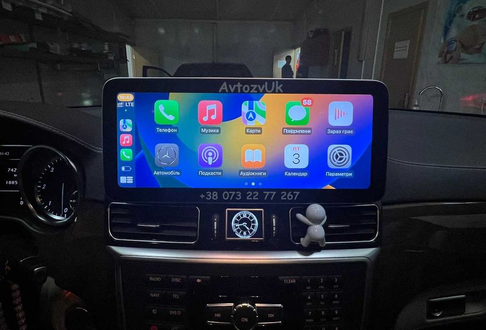 Дисплей Mercedes Benz ML M GL GLS GLE w166 x166 GPS CarPlay Android 16