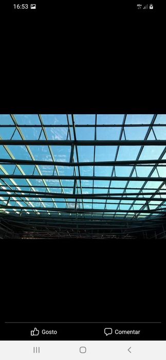 Telhados e estruturas metálicas