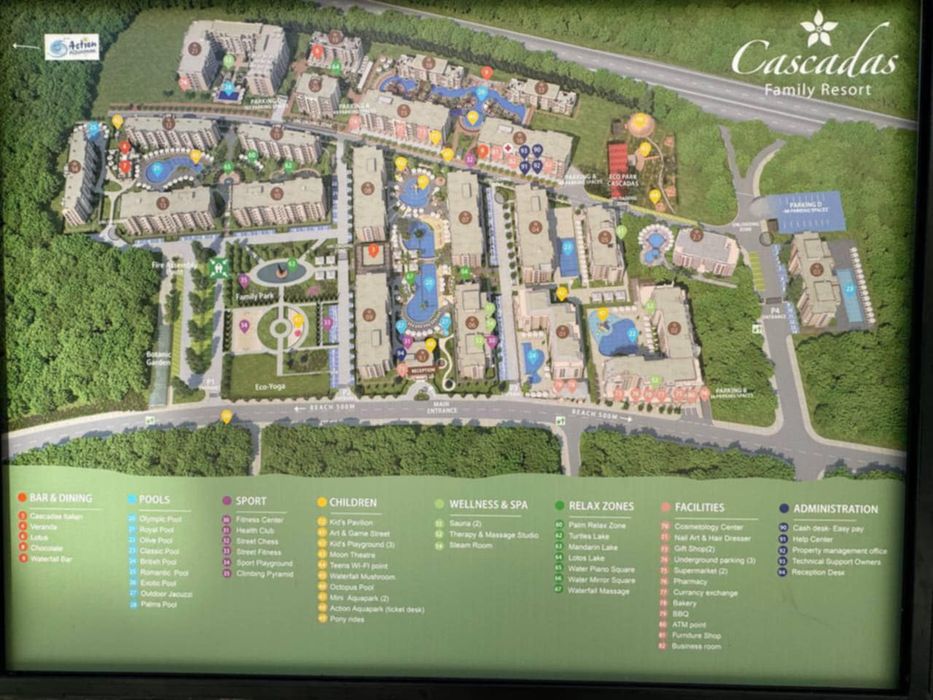 Bułgaria Słoneczny Brzeg Cascadas Family Resort 4* nocleg wakacje