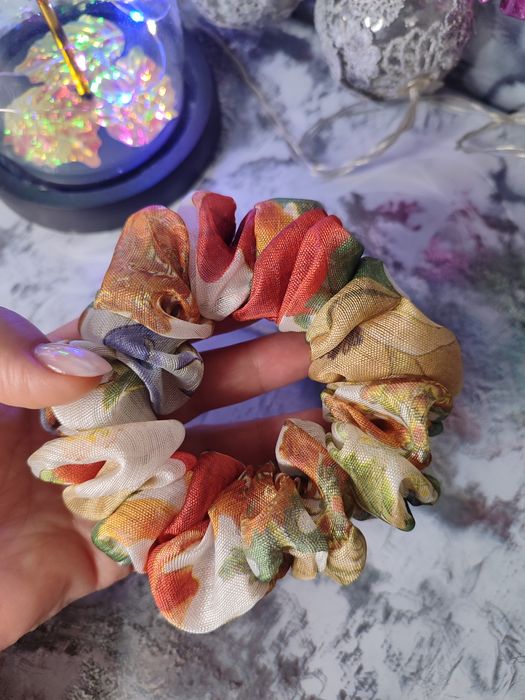 Scrunchie do włosów rozm S Szyfon