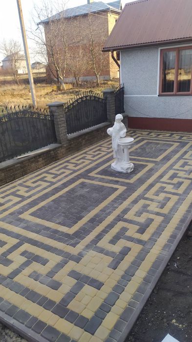 Укладка бруківки будь-якої складності