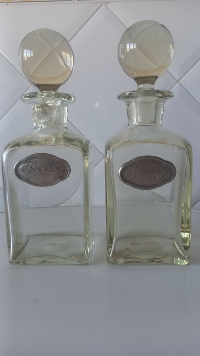 Pair of antique bottles
