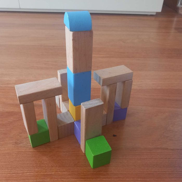 Blocos Madeira Geométricos