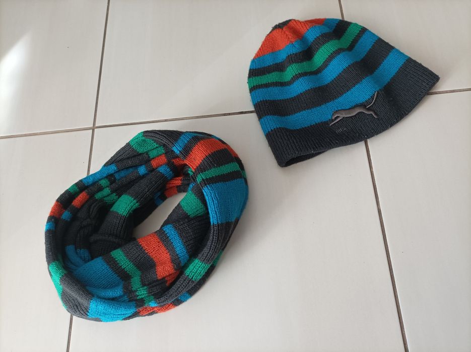 czapka komin chłopięce puma