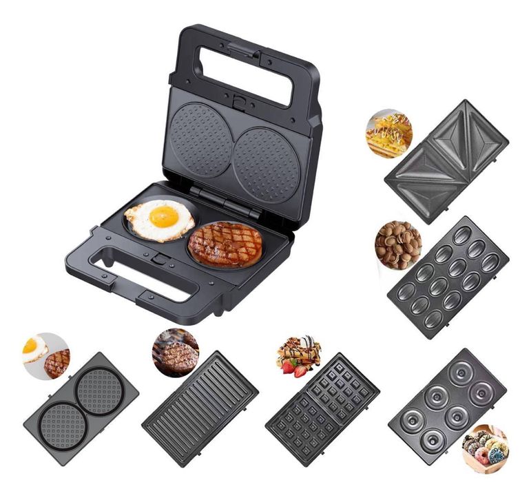 Гриль Вафельница 6в1 Zepline 812 2200WATT