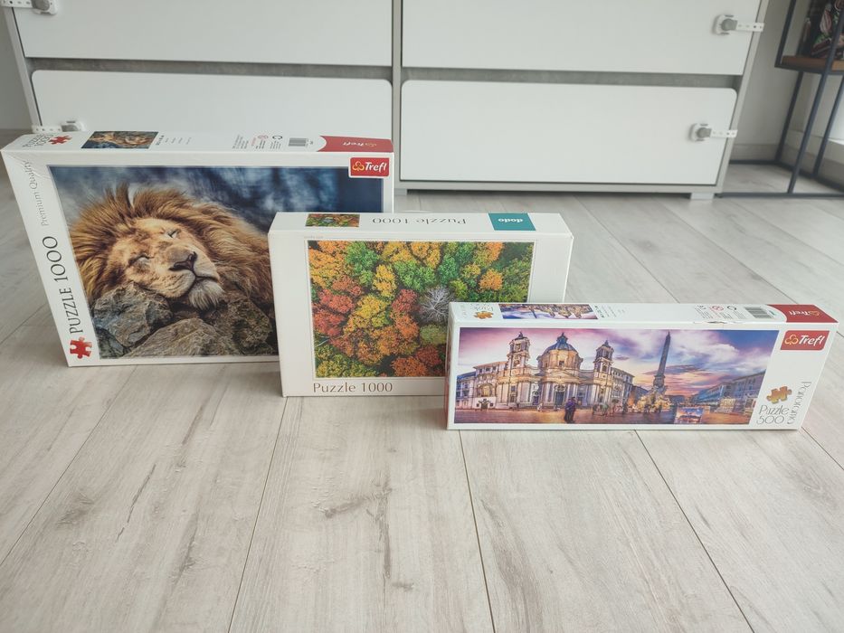 Набір пазлів 500 та 1000 елементів Trefl, Dodo – гарний стан