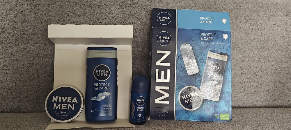 NIVEA MEN Zestaw prezentowy Get Protected sztyft krem żel