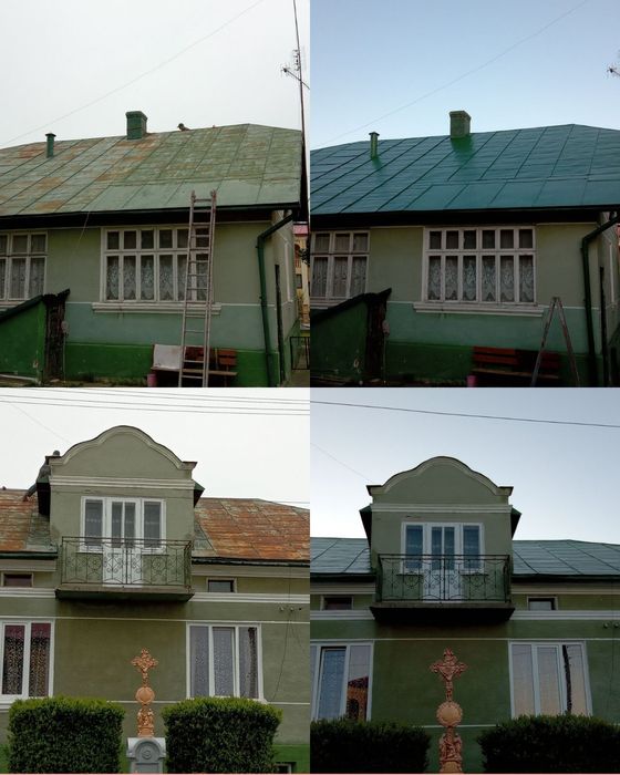 Фарбування даху,дахів,куполів.Радехів,Шептицький,Сокаль.
