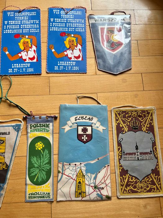 Proporczyki z lat 1980 PRL czasy komunizmu