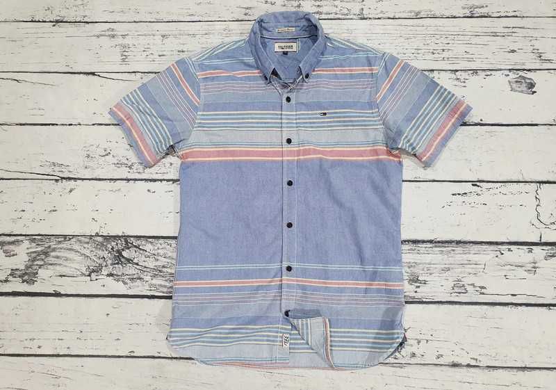 Tommy Hilfiger * koszula * paski * męska * unikatowa * M