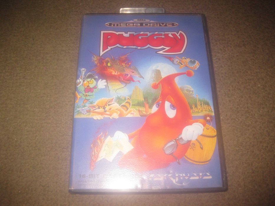 Jogo "Puggsy" para Sega Mega Drive/Completo!