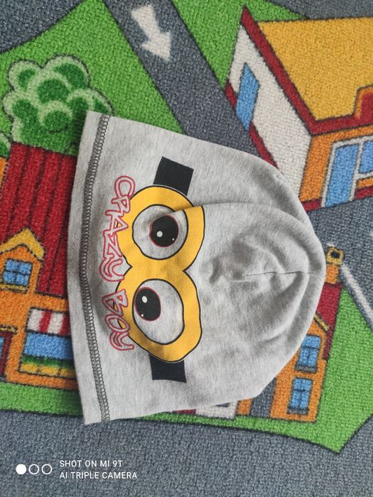 Kurtka wiosna-jesień 128 Softshell + cienka czapka