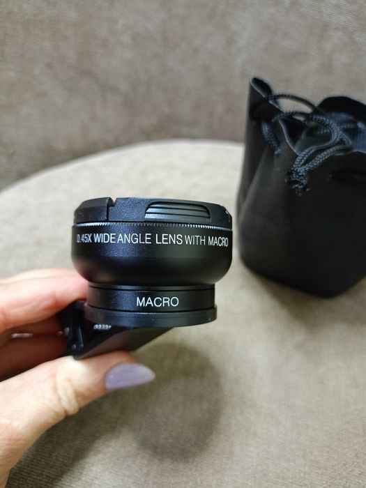 Лінза для телефону в мішечку