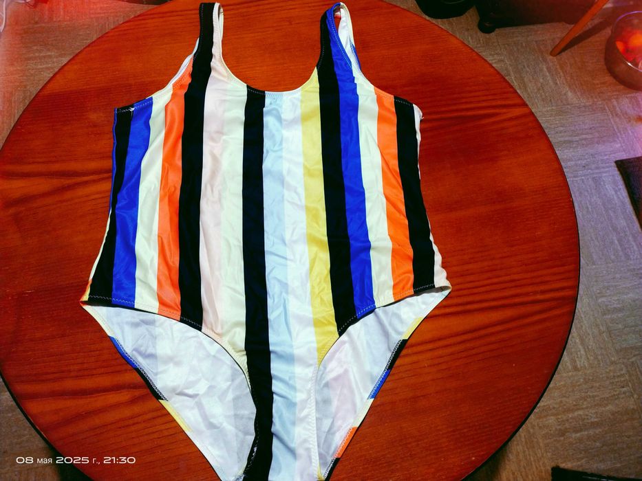 купальник в полоску